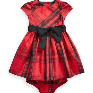 Ralph Lauren Baby -18 months-Red/Black Plaid Dress